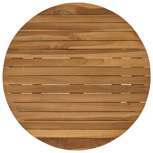 vidaXL P&ouml;yt&auml;levy &Oslash; 60 x 3,5 Py&ouml;re&auml; Tiikkipuu Luonnollinen