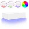 vidaXL TV-taso LED-valoilla valkoinen 60x35x15,5 cm