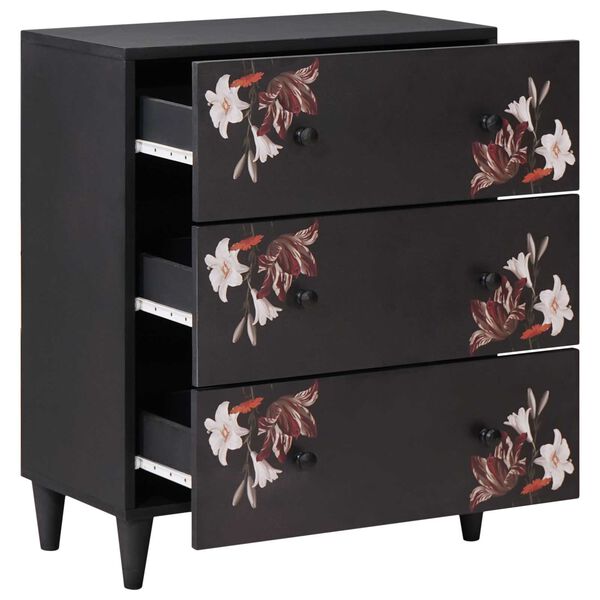 vidaXL S&auml;ilytyskaapit Moniv&auml;rinen 60 x 33,5 x 75 cm Kiinte&auml; mango puu