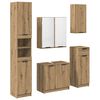 vidaXL Kylpyhuonekalustesetti 5 kpl Artisan tammi 64,5 x 33,5 x 59 cm