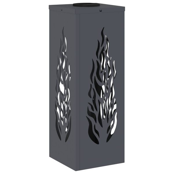 vidaXL Aurinko LED-polkuvalo 2 pcs Antrasiitti Kylm&auml;valssattu ter&auml;s