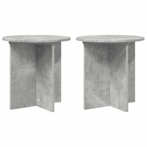 vidaXL Kasviteline 2 pcs Betoninharmaa 40 x 40 x 40 cm Tekninen puu