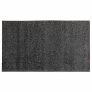 vidaXL Ovenmatto Vaaleanharmaa 120 x 90 cm 100% polyamidi
