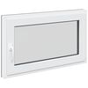 vidaXL Kellari-ikkuna RISOR 100 x 70 cm PVC ja lasi Antrasiitti