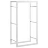 vidaXL Polttopuuteline 50x28x94 cm ruostumaton ter&auml;s