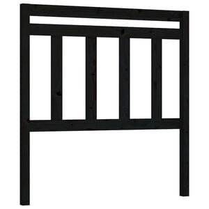 vidaXL S&auml;ngynp&auml;&auml;ty musta 81x4x100 cm t&auml;ysi m&auml;nty