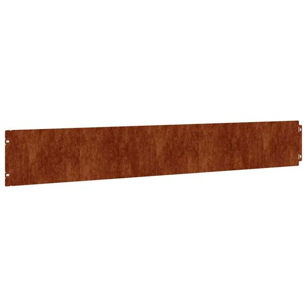vidaXL Nurmikonreunukset 10 kpl 15x103 cm joustava Corten-ter&auml;s