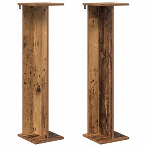 vidaXL Kasviteline 2 pcs Vanha puu 25 x 25,5 x 100,5 cm K&auml;sitelty puu