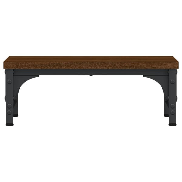 vidaXL N&auml;ytt&ouml;teline ruskea tammi 37x23x14 cm tekninen puu