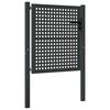 vidaXL Puutarhanportti antrasiitti 100x100 cm ter&auml;s