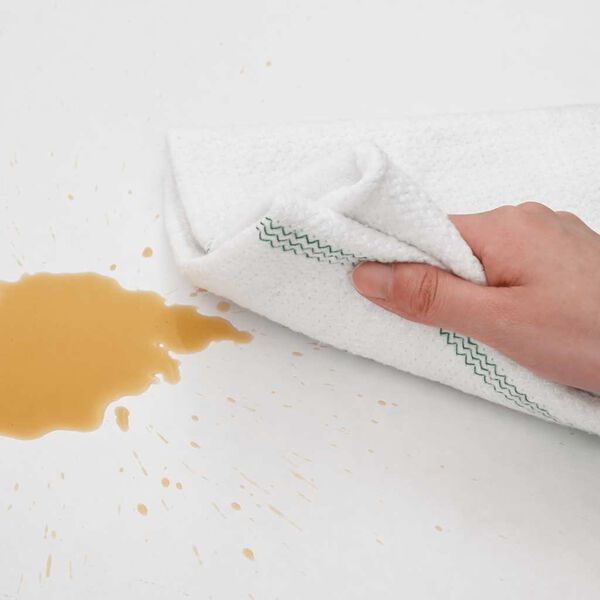 vidaXL puhdistusliinat 5 kpl valkoinen vihreill&auml; raidoilla 50x60 cm