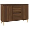 vidaXL Senkki ruskea tammi 101x35x70 cm tekninen puu