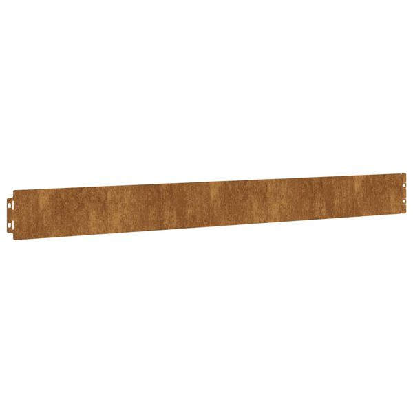 vidaXL Nurmikonreunukset 50 kpl 10x103 cm joustava Corten-teräs