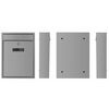 Perel Postilaatikko Ibiza hopea BG40003
