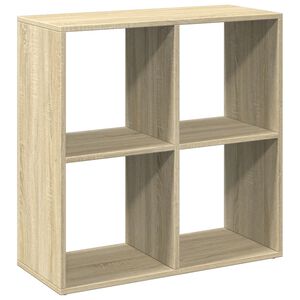 vidaXL Huoneenjakaja/kirjahylly Sonoma 69,5x29x69,5 cm tekninen puu