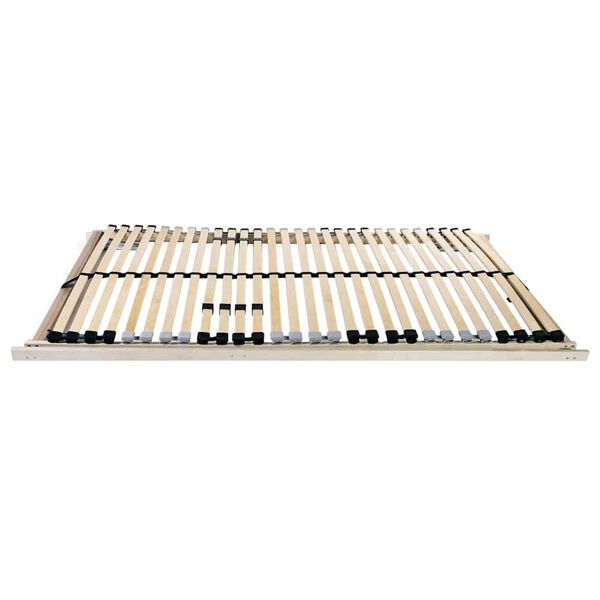 vidaXL Sälepohja Ruskea 4FT Small Double Kiinteä pyökki