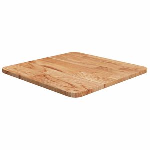 vidaXL P&ouml;yt&auml;levy neli&ouml; vaaleanruskea 40x40x1,5 cm k&auml;sitelty t&auml;ystammi