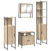 vidaXL Kylpyhuonekalustesetti 4 kpl Sonoman tammi 33 x 33 x 185,5 cm