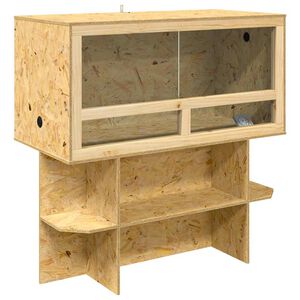 vidaXL Terrarium Ruskea 100 x 50 x 100 cm OSB