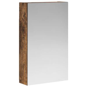 vidaXL Kylpyhuoneen Peilikaappi hyllyll&auml; Savup&auml;hkin&auml; 30 x 10,5 x 50 cm