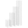 vidaXL Korotetut kivikorit 4 kpl 30x30x50/100/150/200 cm rauta