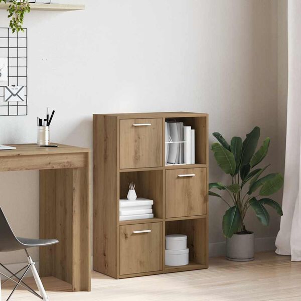 vidaXL Kirjahylly artesaani tammi 60,5x30x90 cm tekninen puu ja rauta