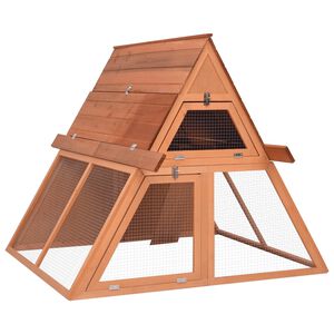 vidaXL Kaninkoppi 152x127x109,5 cm t&auml;ysi kuusi