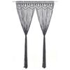 vidaXL Macrame verho antrasiitti 140x240 cm puuvilla