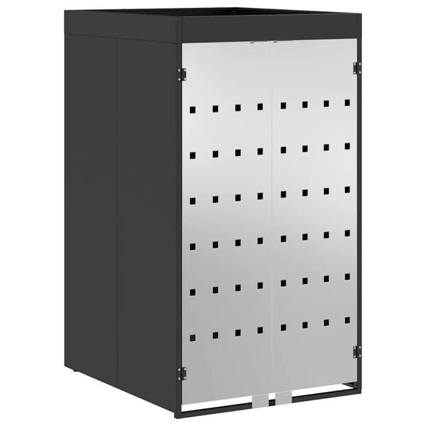 vidaXL Pyörällinen jäteastian säilytys ruukkukatolla 240L astialle