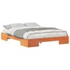vidaXL S&auml;ngyn runko Ruskea 5FT King Size