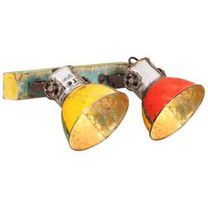 vidaXL Teollinen sein&auml;valaisin moniv&auml;rinen 45x25 cm E27