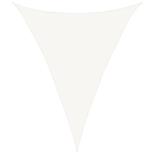 vidaXL Aurinkopurje 160 g/m&sup2; valkoinen 5x7x7 m HDPE