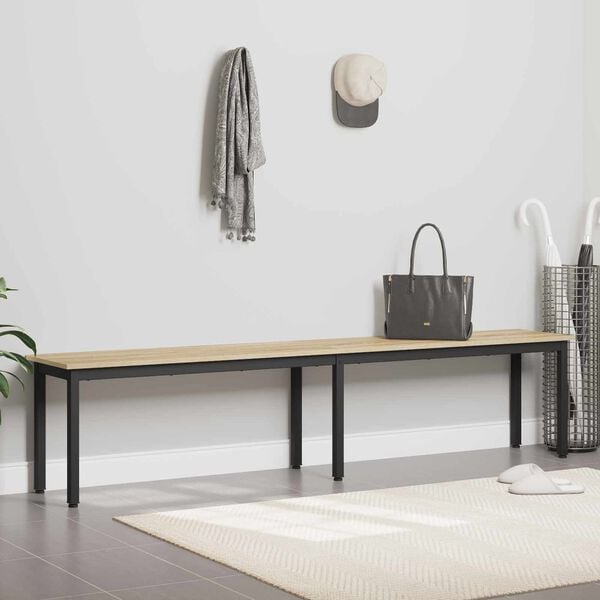 vidaXL Penkki Sonoma 200 x 35 x 45 cm Tekninen puu