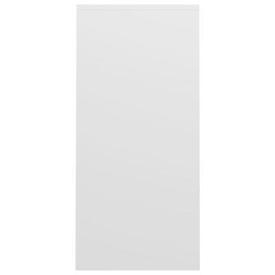 vidaXL Työpöytä valkoinen 102,5x35x75 cm lastulevy