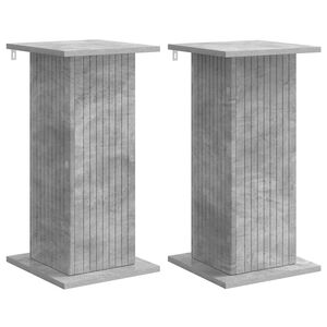 vidaXL Kasviteline 2 kpl Betoninharmaa 30,5 x 30 x 60,5 cm