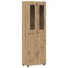 vidaXL Korkea kaappi FLORIN 60 x 35 x 182 cm Artisan tammi