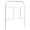 vidaXL Metallinen vaihtop&auml;&auml;ty valkoinen 75 cm