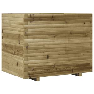 vidaXL Puutarhakukkalaatikko 90x60x72,5 cm kyll&auml;stetty m&auml;nty