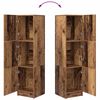 vidaXL Korkea kaappi Vanha puu 31.5 x 32 x 122.5 cm