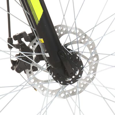vidaXL Maastopyörä 21 vaihdetta 27,5" renkaat 38 cm runko musta
