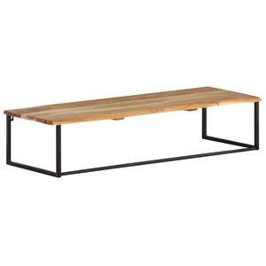 vidaXL Naulakko el&auml;vill&auml; reunoilla 100x35x22 cm t&auml;ysi akaasiapuu