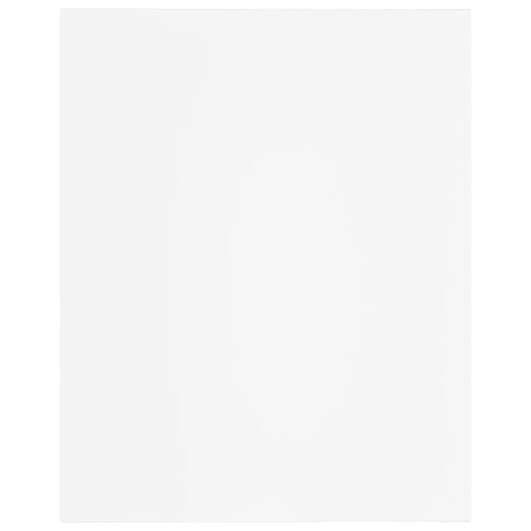 vidaXL Kirjahyllytasot 8 kpl valkoinen 40x50x1,5 cm lastulevy