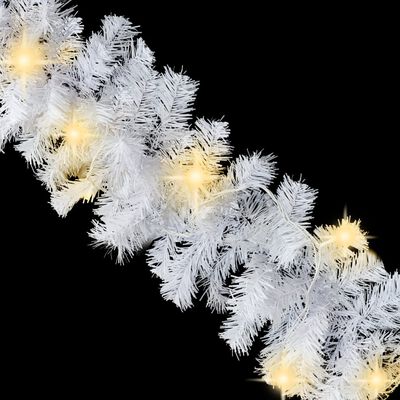 vidaXL Jouluköynnös LED-valoilla 20 m valkoinen