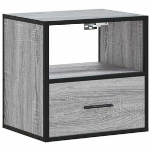 vidaXL Sein&auml;kaappi Harmaa Sonoma 40x31x39,5 cm