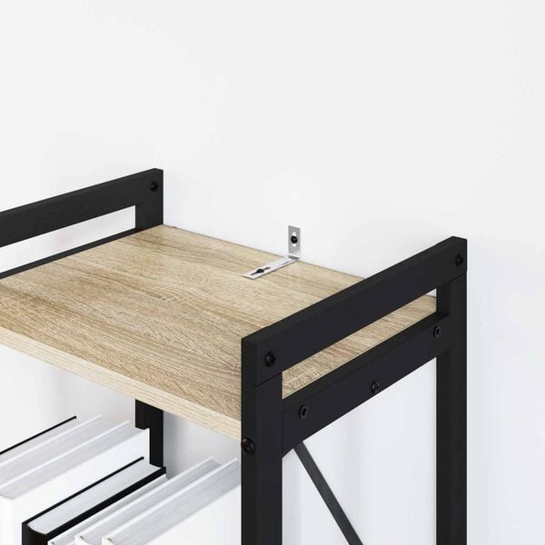 vidaXL Antikallistuskiinnike 2 pcs Hopea 74,5 x 15 x 32 mm Rauta