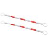 vidaXL Sis&auml;&auml;nvedett&auml;v&auml;t liikennekartion tangot 2 kpl muovi 116-197 cm