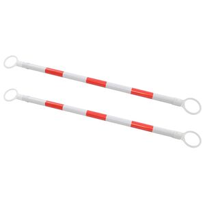 vidaXL Sis&auml;&auml;nvedett&auml;v&auml;t liikennekartion tangot 2 kpl muovi 116-197 cm