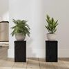 vidaXL Kasviteline 2 pcs Musta tammi. 10 x 10 x 18 cm Tekninen puu