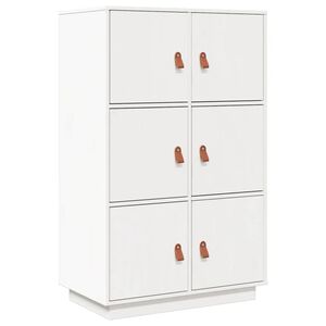 vidaXL Kaappi valkoinen 67x40x108,5 cm t&auml;ysi m&auml;nty