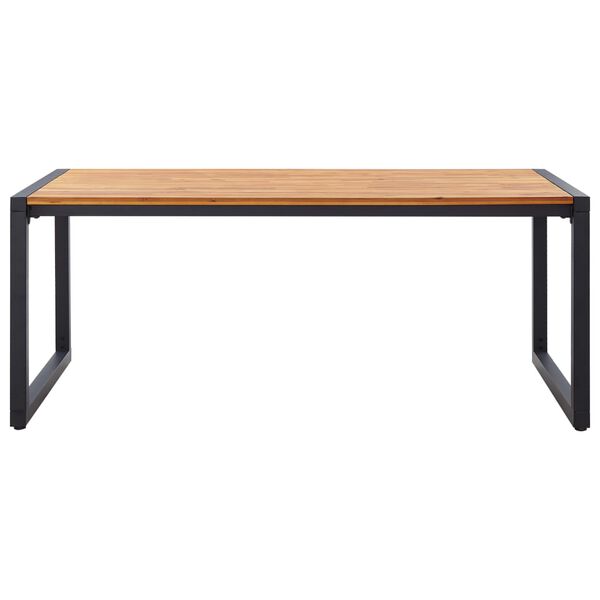 vidaXL 7-osainen Puutarhan ruokailuryhm&auml; ruskea